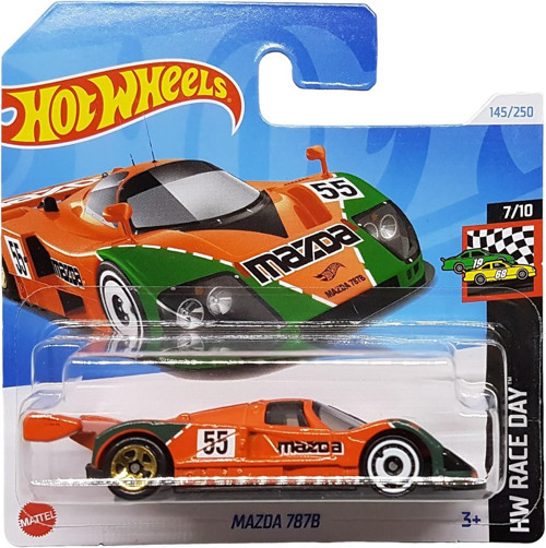 - Mazda 787B - Hw Race Day 7/10 - Htc79 - Short Card - Spor Araba - Brembo - Mattel 2024