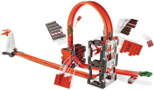 Track Builder Mega Yıkım Çılgın Çarpışma Yarış Seti