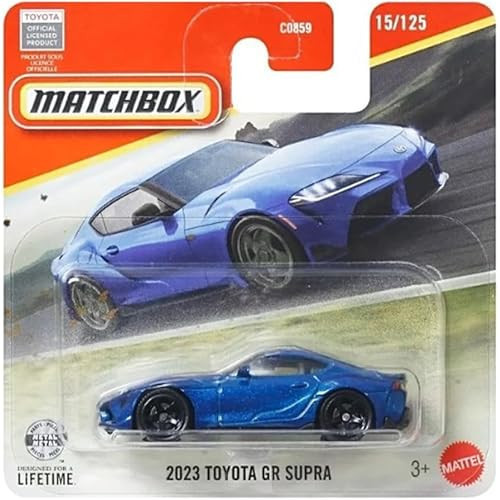 Matchbox 2023 Toyota Gr Supra - Dark Blue (1/64) Jhm55