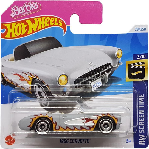 - 1956 Corvette - Hw Screen Time 3/10 - Htb37 - Short Card - Barbie The Movie - Mattel 20