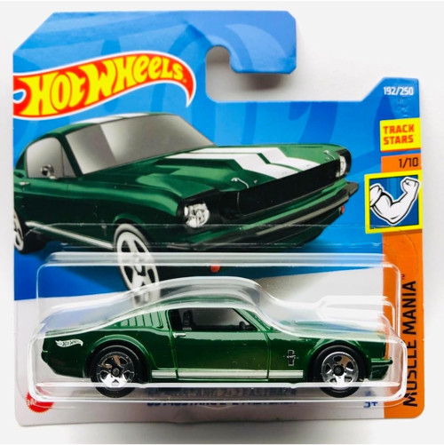 2022 Yeni " 65 F0Rd Mustang 2+2 Fastback Green 1:64 Ölçek Hotwheels Marka 1/10