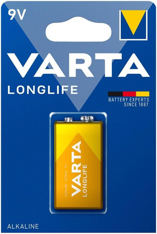 Longlife Alkalin 9 Volt Pil