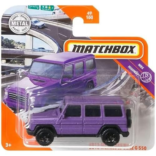 Matchbox - 2015 Mercedes-Benz G 550 - Purple (1/64) Gkk65