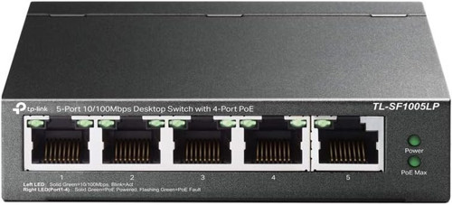Tl-Sf1005Lp, 5-Port 10/100Mbps Desktop Switch With 4-Port Poe