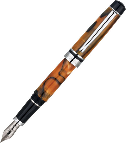 Prima Fountain Pen Tiger Eye Swirl - F