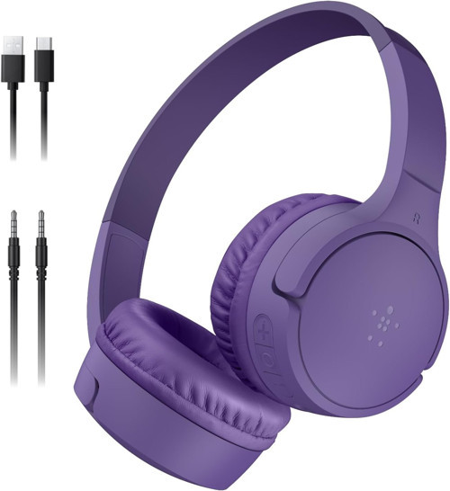 Soundform Mini Kablosuz Çocuk Kulaklığı, Entegre Mikrofonlu Ve Eğlenceli Çıkartmalı, 30 Saat