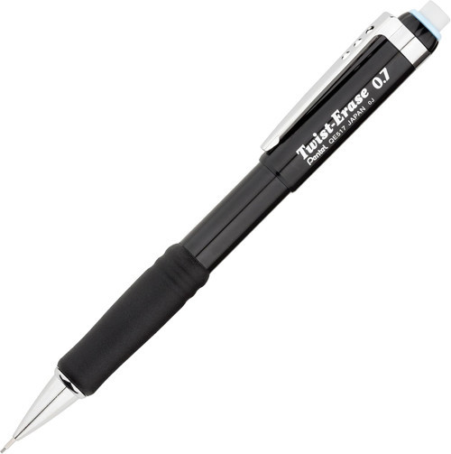 0.7 Mm Metal Klipsli Büyük Boy Silgili Versatil Si̇yah