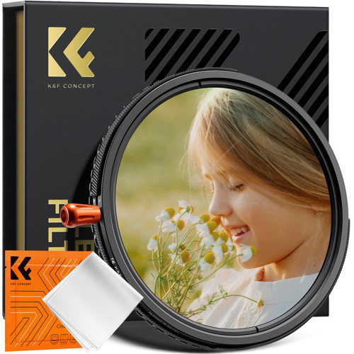 K&F 49mm 3 in 1 Filtre / ND2-32 (1-5 Kademeli) CPL ve Black Mist 1/4