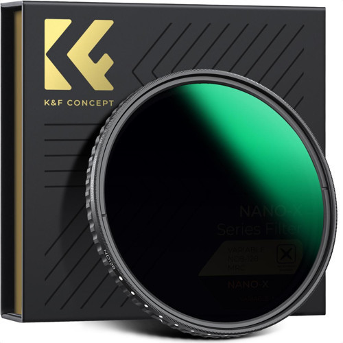 72mm Değişken ND Filtre ND8-128 (3-7 Kademeli ) HD Hidrofobik VND Nano-Xcel