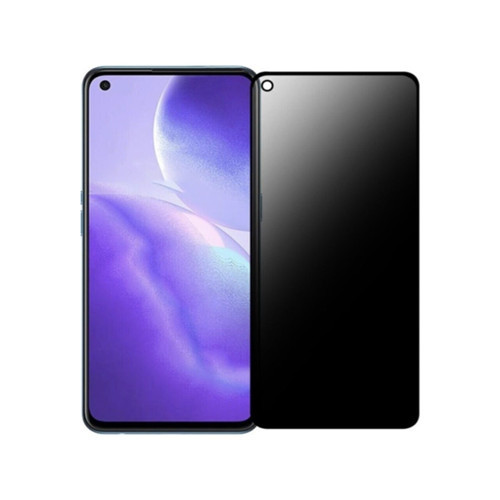 Oppo Reno 4 Lite Mat Hayalet Ekran Privacy Tam Kaplayan Kırılmaz Cam Seramik Nano Ekran Koruyucu