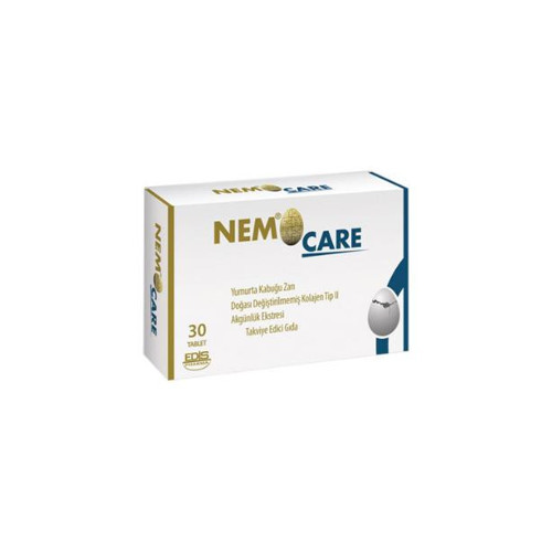 Nemocare Yumurta Kabuğu Zarı Takviye Edici Gıda 30 Tablet x 2 Adet