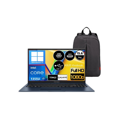 Vivobook 15 X1504VA-NJ426W P4 I7-1355U 16GB Ram 1tb SSD 15.6" Fhd Windows11 Home Taşınabilir Bilgisayar