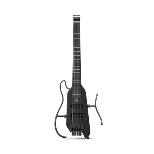 Hush-X Headless Traveller Elektro Gitar (Siyah)