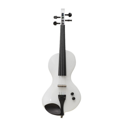 CWDS-W1311 White Carbon Fiber 4/4 Elektro Keman