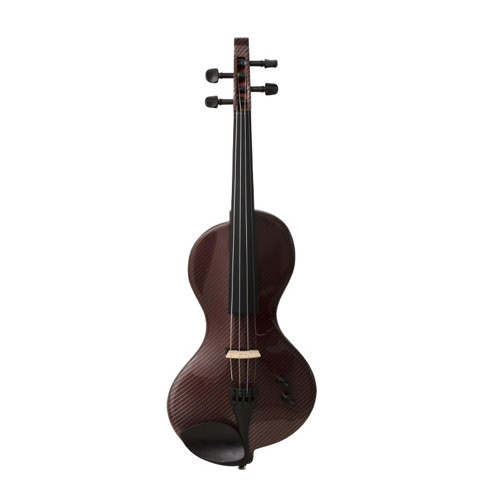 CWDS-R1311 Dark Red Carbon Fiber4/4 Elektro Keman