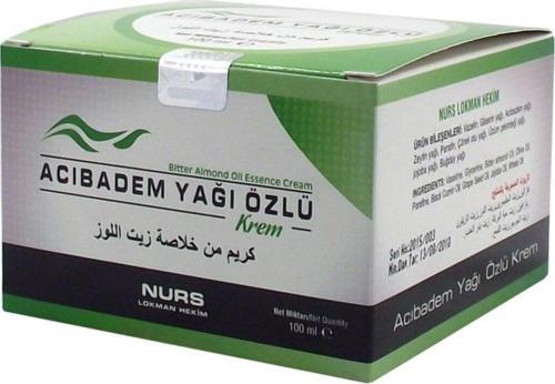 Acı Badem Yağı Özlü Krem 100 Ml