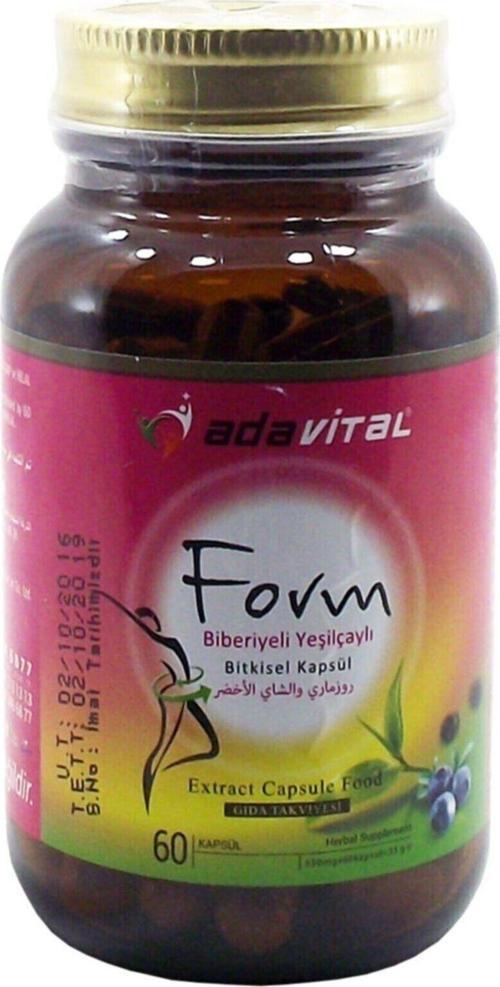 Form Biberiye Yeşil Çaylı Kapsül 60 Lı Bitk.