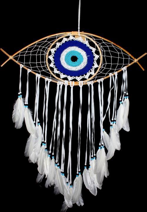 Göz Modelli Düş Kapanı Dreamcatcher Dekoratif Hediyelik