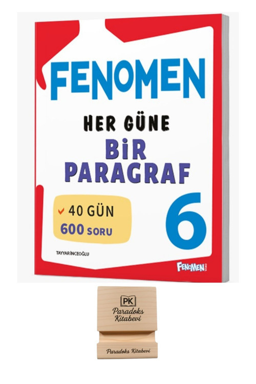 Fenomen 6. Sınıf Her Güne Bir Paragraf Soru Bankası ve Telefon Standı