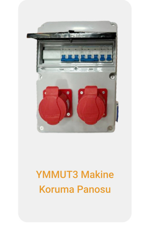 Mobil Makine Koruma Prizi (2Xym3Exp+Trifaze 5X32A 2 Adet Prizli Kombinasyon)