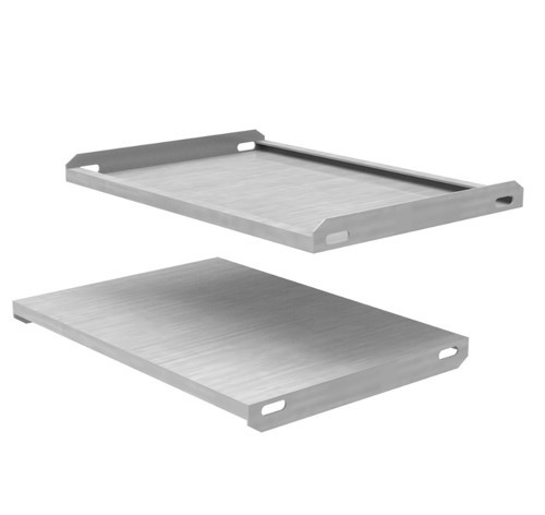 5 Adet A Tipi (Dıştan Geçmeli) Hafif Rack Tava - Depo Rafı Hafif Rack Tava Galvaniz-60x30 cm 0,70 mm