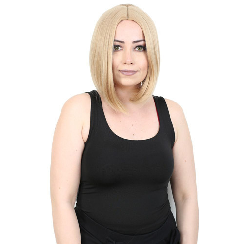 Miku Design Kahkülsüz Düz Kısa Fiber Sentetik Peruk / Balköpüğü