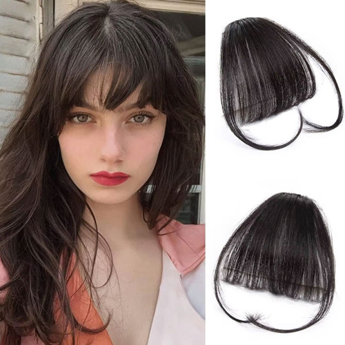 Miku Design Fiber Sentetik İnce Perçem / Koyu Kestane