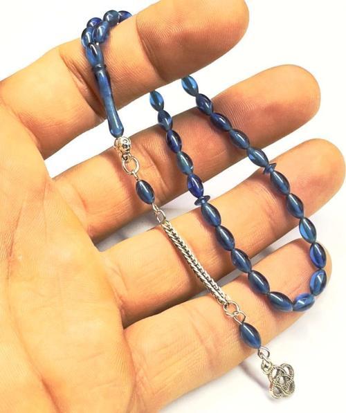 Bilek Boy Beyzi Model Püsküllü 4-7mm Ateş Sıkma Kehribar Tesbih