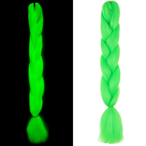 Miku Design Fosforlu Neon Örgülük Saç Esperer 100 Gr. / Yeşil