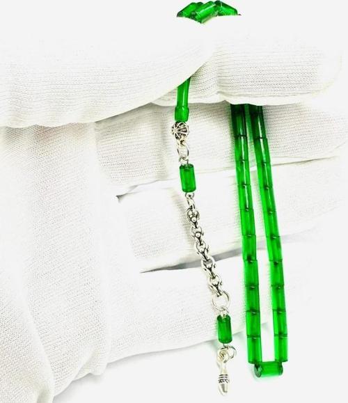 Bilek Boy Kesme Model Püsküllü 4-7mm Ateş Sıkma Kehribar Tesbih