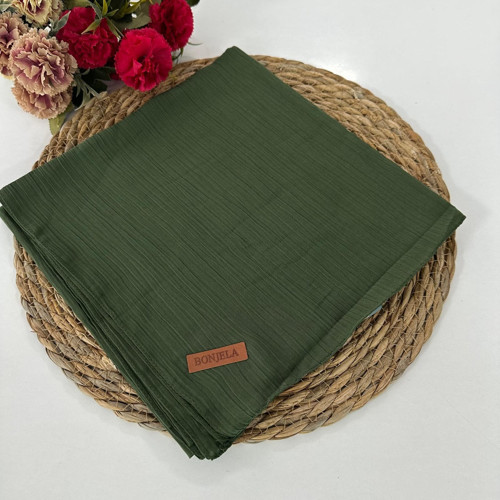 Soft Krinkıl Eşarp Açık Yeşil NSY0210