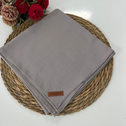 Soft Krinkıl Eşarp Gri NSY0208
