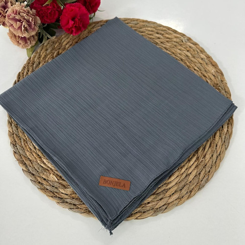 Soft Krinkıl Eşarp Gri2 NSY0214