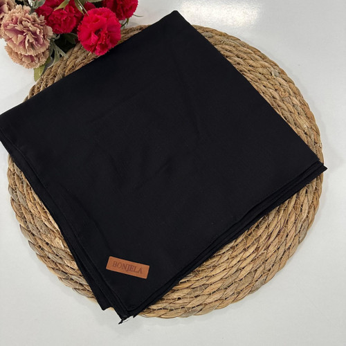 Soft Krinkıl Eşarp Siyah NSY0201
