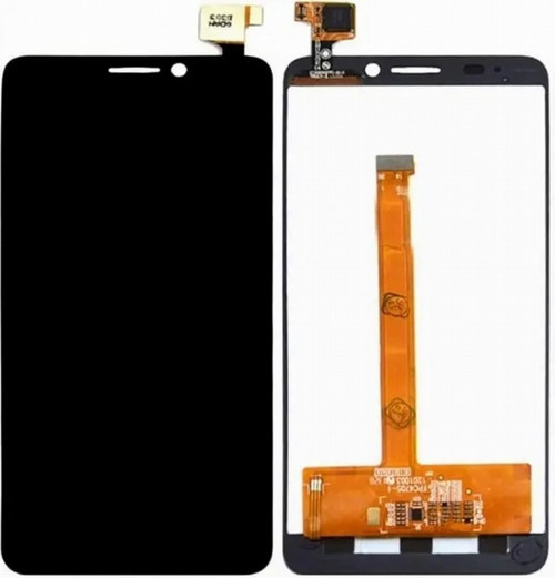 One Touch idol S OT6034 LCD ve Siyah Çıtasız Dokunmatik Cep Telefonu Ekranı