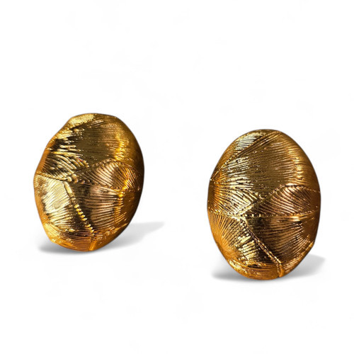 – 14 K GOLD KAPLAMA VİNTAGE KÜPE