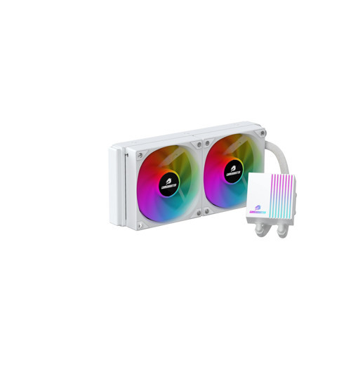 PRIME P240W Rainbow Fanlı LGA1700/AM5 Uyumlu 240mm Fan Cpu Sıvı Soğutucu (Beyaz)