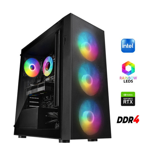 Gaming Pc intel i5 12400F 16Gb Ddr4 512Gb M2 Nvme 8Gb Rtx4060Ti Oyun Bilgisayarı