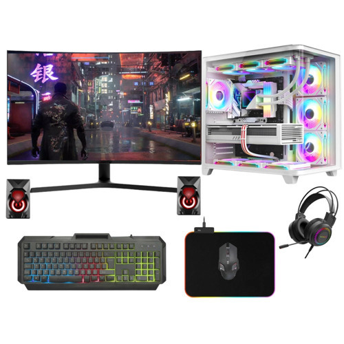 Gaming Pc intel i5 12500 16Gb Ddr4 512Gb M2 Nvme 8Gb Rtx4060 31.5" 165Hz Oyun Bilgisayarı