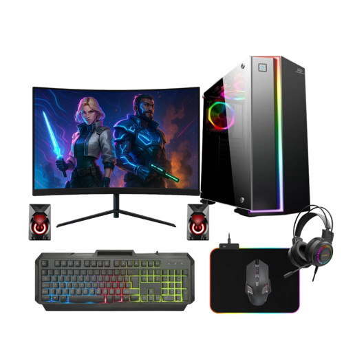 Gaming Pc intel i5 12500 16Gb Ddr4 512Gb Nvme 8Gb Rtx5060Ti 23.8" Oyun Bilgisayarı