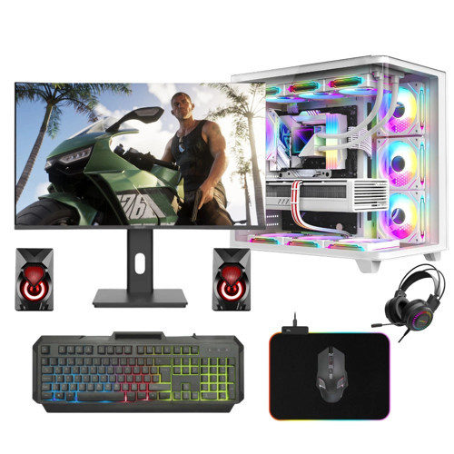 Gaming Pc intel i5 6500 (6.Nesil) 16Gb Ddr4 512Gb M2 Nvme 8Gb Rx580 27" Oyun Bilgisayarı