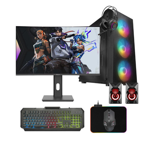 Gaming Pc intel i5 12500T 32Gb Ddr4 1Tb M2 Nvme 8Gb Rtx4060 27" 165Hz Oyun Bilgisayarı