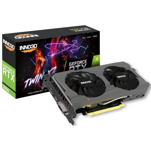 Ekran Kartı 8Gb Rtx3050 Twın X2 Gddr6 128Bıt Hdmı Dp Dvı Lhr