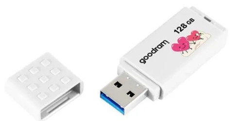 UME3 Valentine 128GB USB 3.2 Bialy (UME31280W0R11V)
