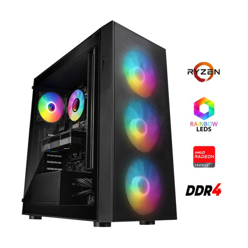 Gaming Pc Ryzen 5 5500 16Gb Ddr4 256Gb Ssd 8Gb Rx580 Oyun Bilgisayarı