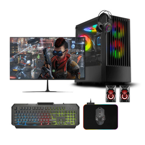 Gaming Pc intel i5 9400 (9.Nesil) 8Gb Ddr4 256Gb M2 Nvme 4Gb Gt740 21.5" Oyun Bilgisayarı