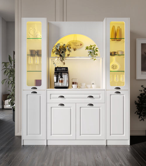 Armoni Black Maxi Kahve Köşesi Komple MDF