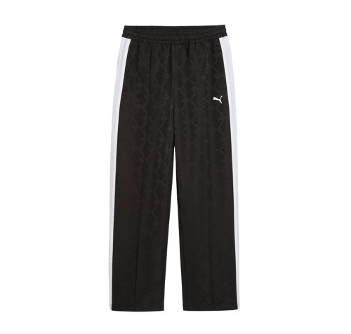 634557-01 Puma T7 Jacquarded Woven Pants Op Kadın Eşofman Altı Siyah