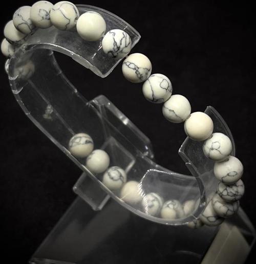 Onix Taşı 8-8mm Esnek Misinalı Doğal Taş Bileklik