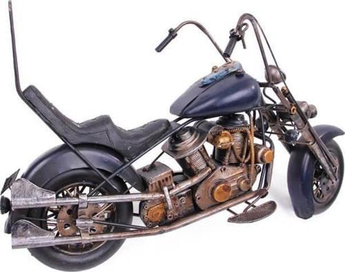 Metal Motosiklet Biblo Dekoratif Hediyelik